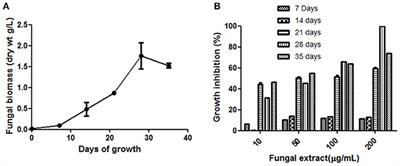 Antiproliferative and Antioxidative Bioactive Compounds in Extracts of Marine-Derived Endophytic Fungus Talaromyces purpureogenus